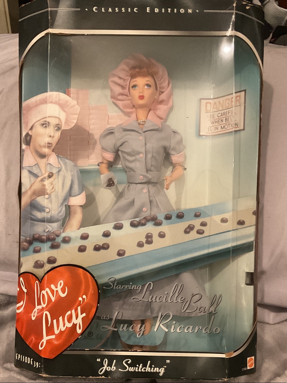 Mattel Classic Edition I Love Lucy Lucy Ricardo Doll - Pink & Gray